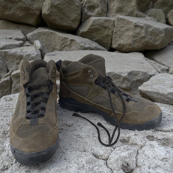 HI-TEC SIERRA LITE IV -- Men's Hiking/Work Boots, Leather, Lightweight, Brown - Picture 1 of 14